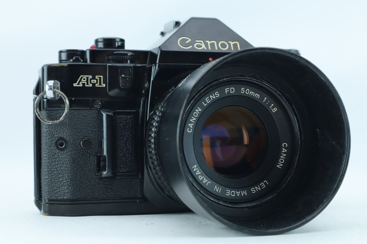 Canon A-1 35mm SLR Kit with FD 50mm f/1.8