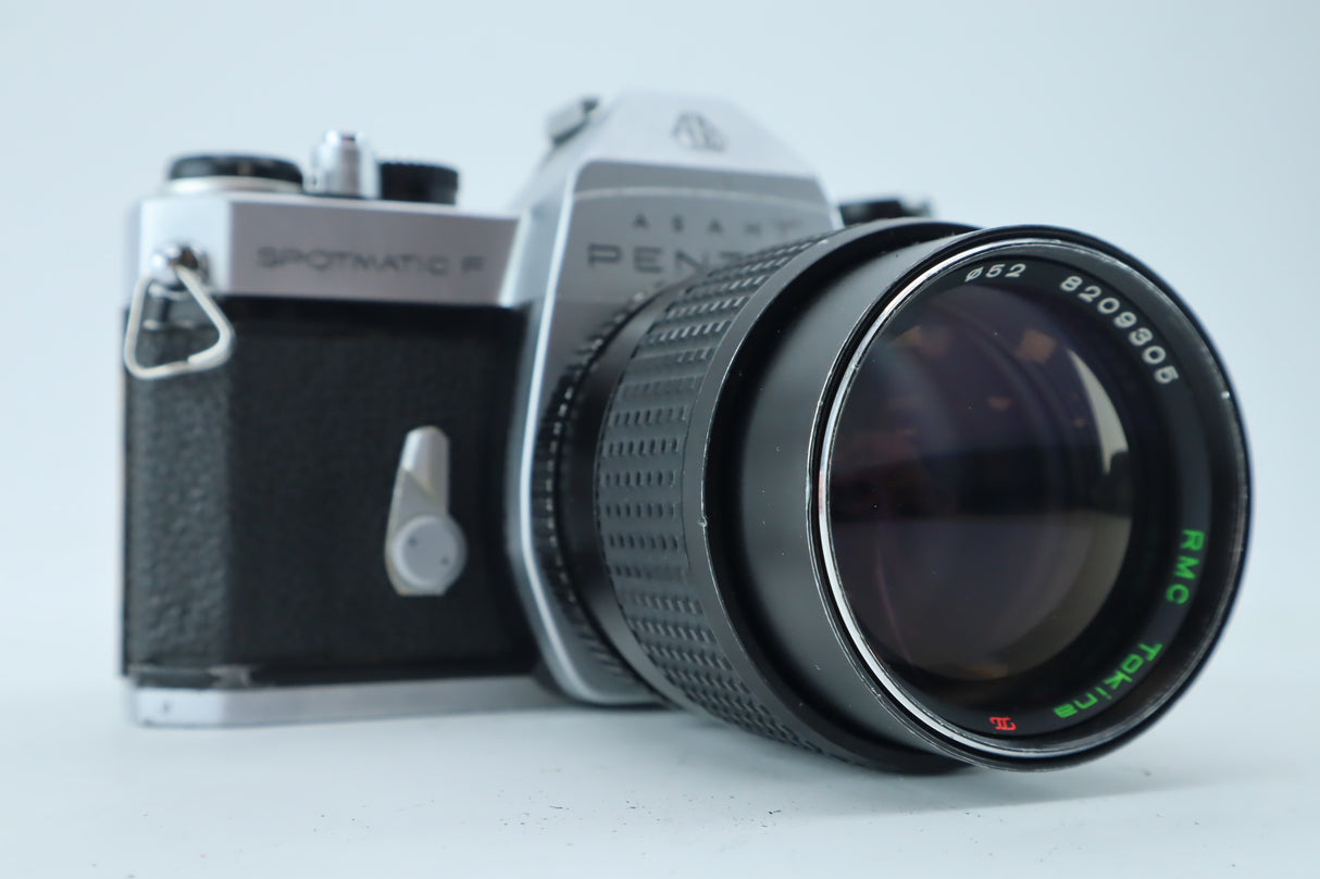 Pentax spotmatic F with RMC tikona 135mm 2,8