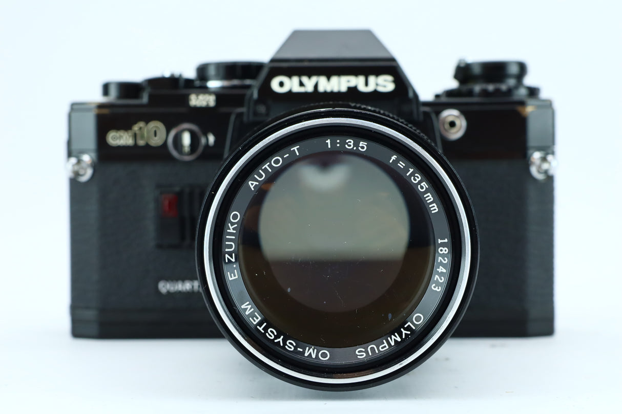 Olympus OM-10 E.Zuiko Auto-T 135mm f/3.5 Lens