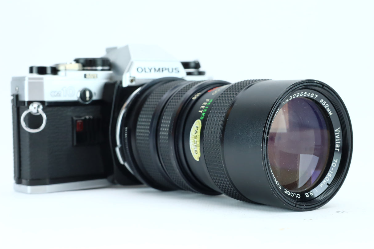 Olympus OM-10 + Vivitar 70–150mm f/3.8