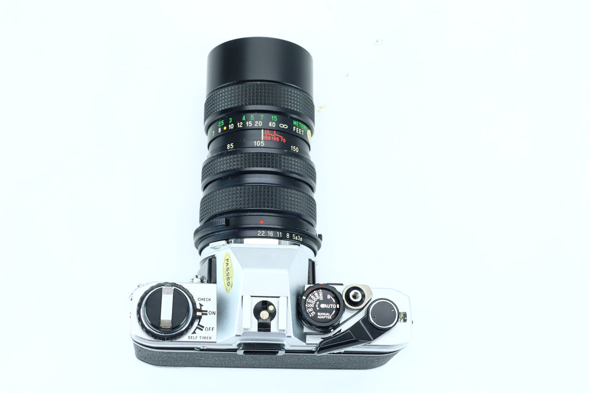 Olympus OM-10 + Vivitar 70–150mm f/3.8