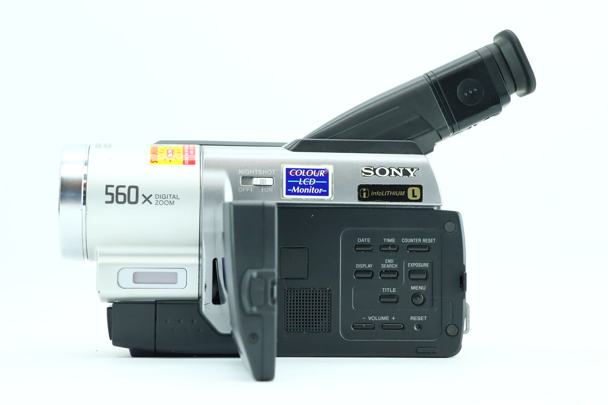 Sony CCD-TRV59E Handycam Visoin PAL with Sony video lens f=3.6-72mm 1:1.4