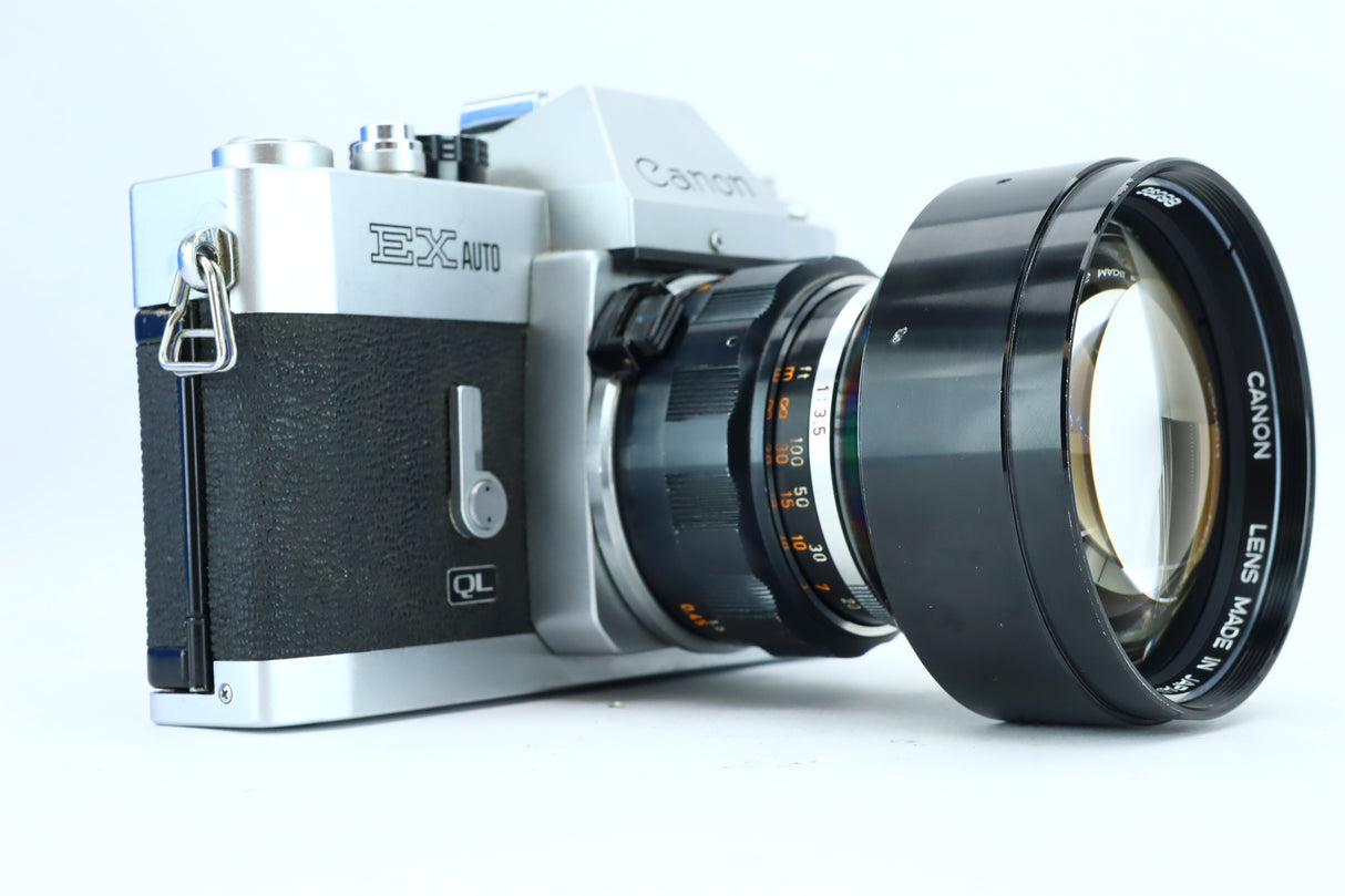 Canon EX Auto + Canon EX 125mm f/3.5