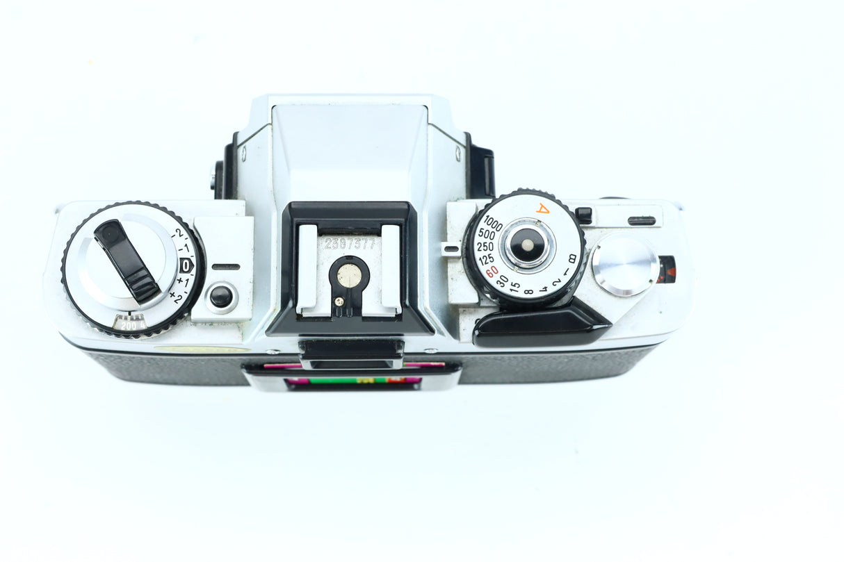 Minolta XG-M Set – 28mm, 50mm, 75–150mm + Grip + Teleconverter