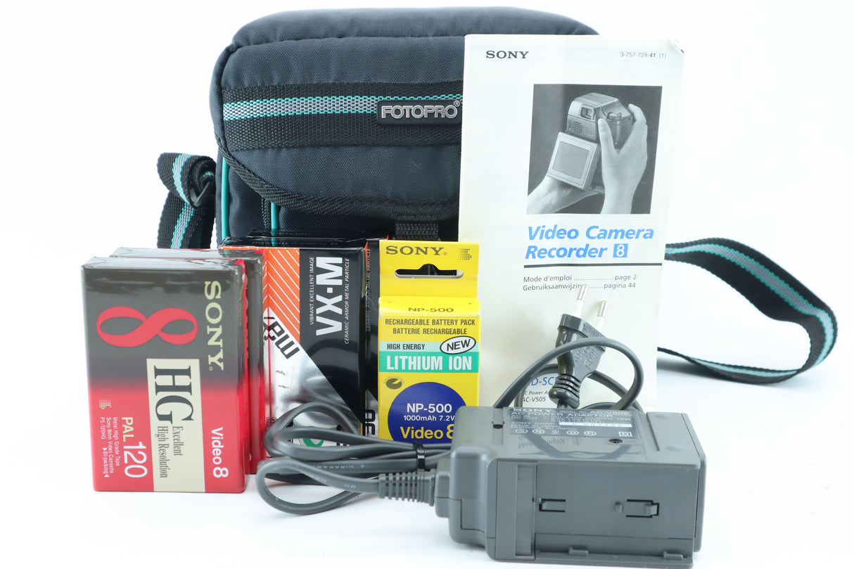 Sony handycam SC5 with 4mm 2,0 - 12mm 4,0