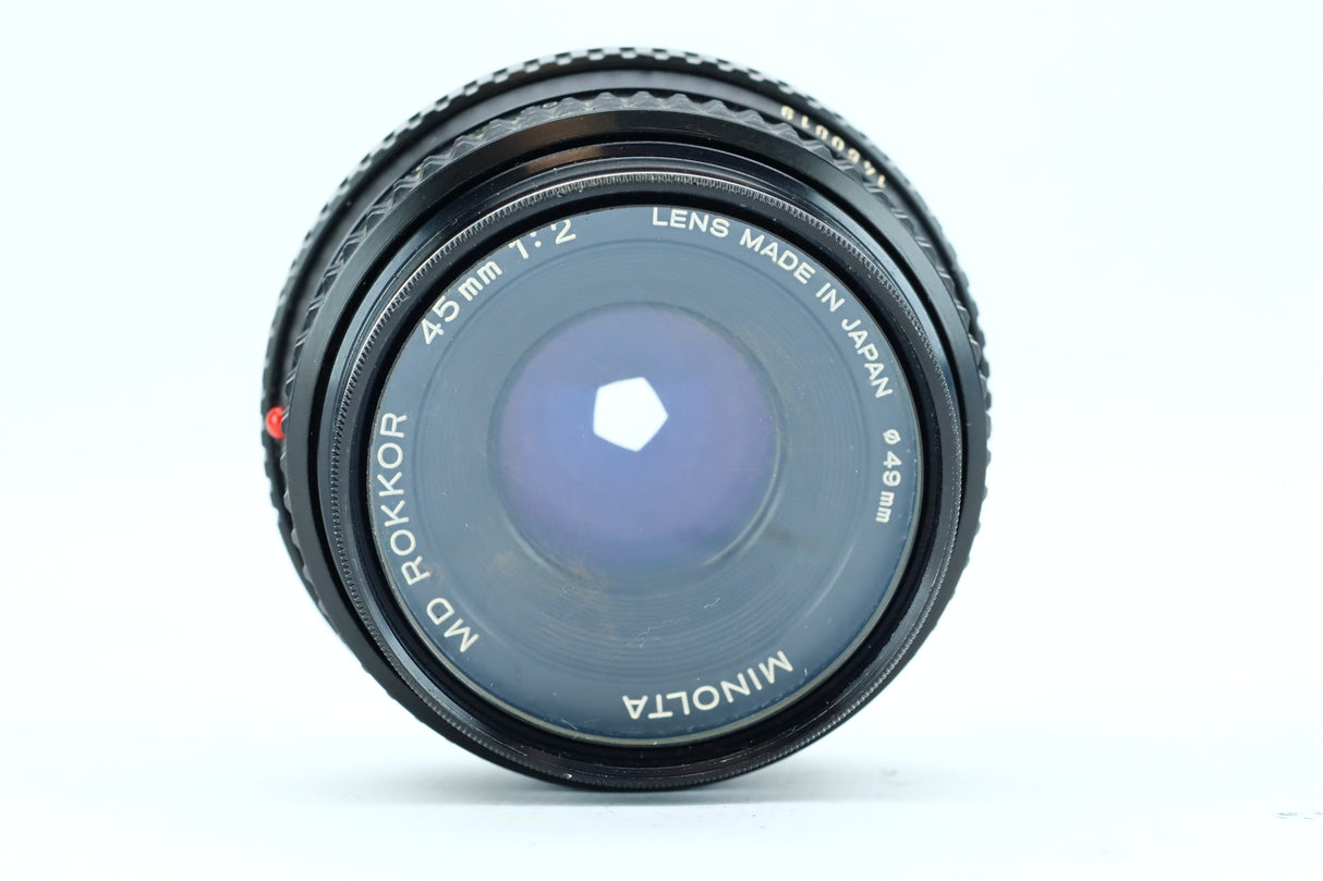 Minolta MD Rokkor 45mm f/2 (SN: 1350819)
