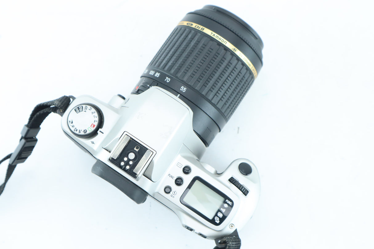 Canon EOS 500N with Tamron AF 55-200mm 4-5,6