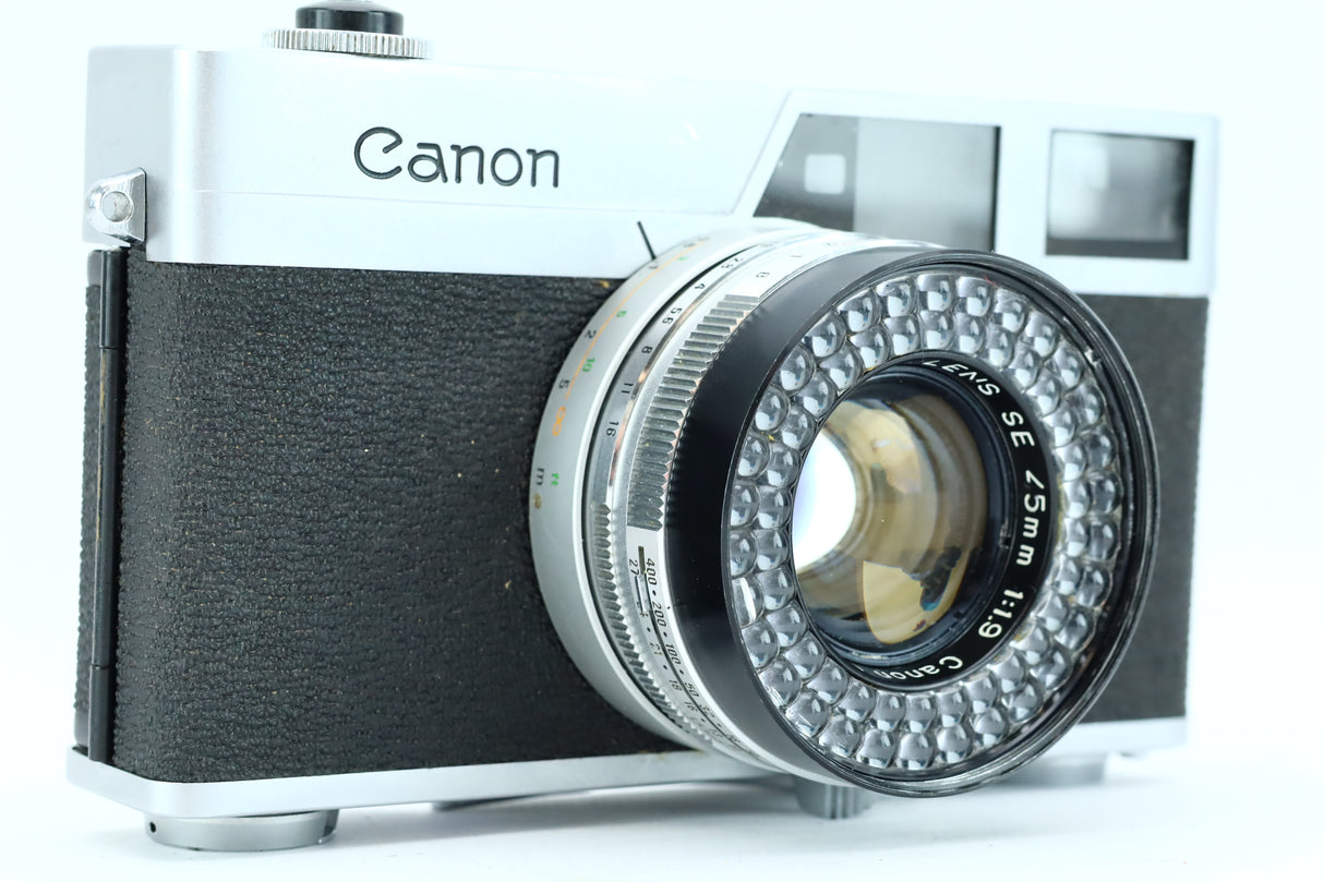 Canon Canonet (SN: 1463594) + Canon SE 45mm f/1.9
