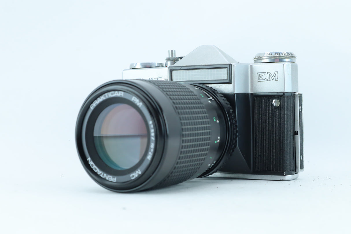 Zenit EM 35mm SLR Kit with MC Pentacon Prakticar PM 70-210mm f/4-5.6