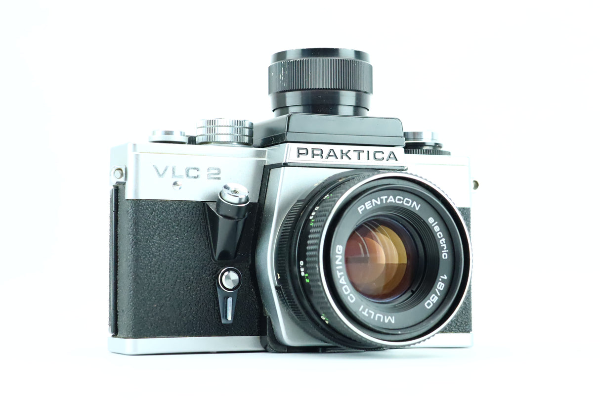 Praktica VLC 2 met Pentacon electric 1.8/50 lens