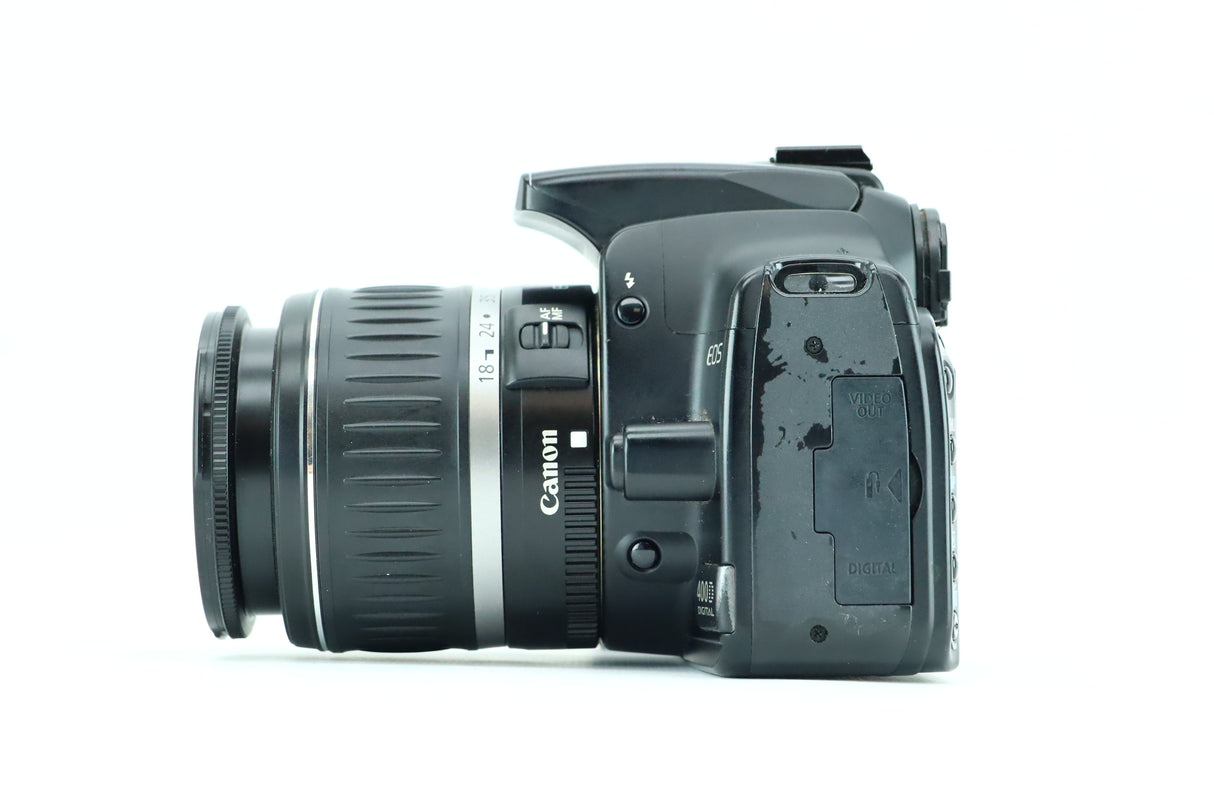 Canon EOS 400D with Canon zoom lens EF-S 18-55mm 1:3.5-5.6