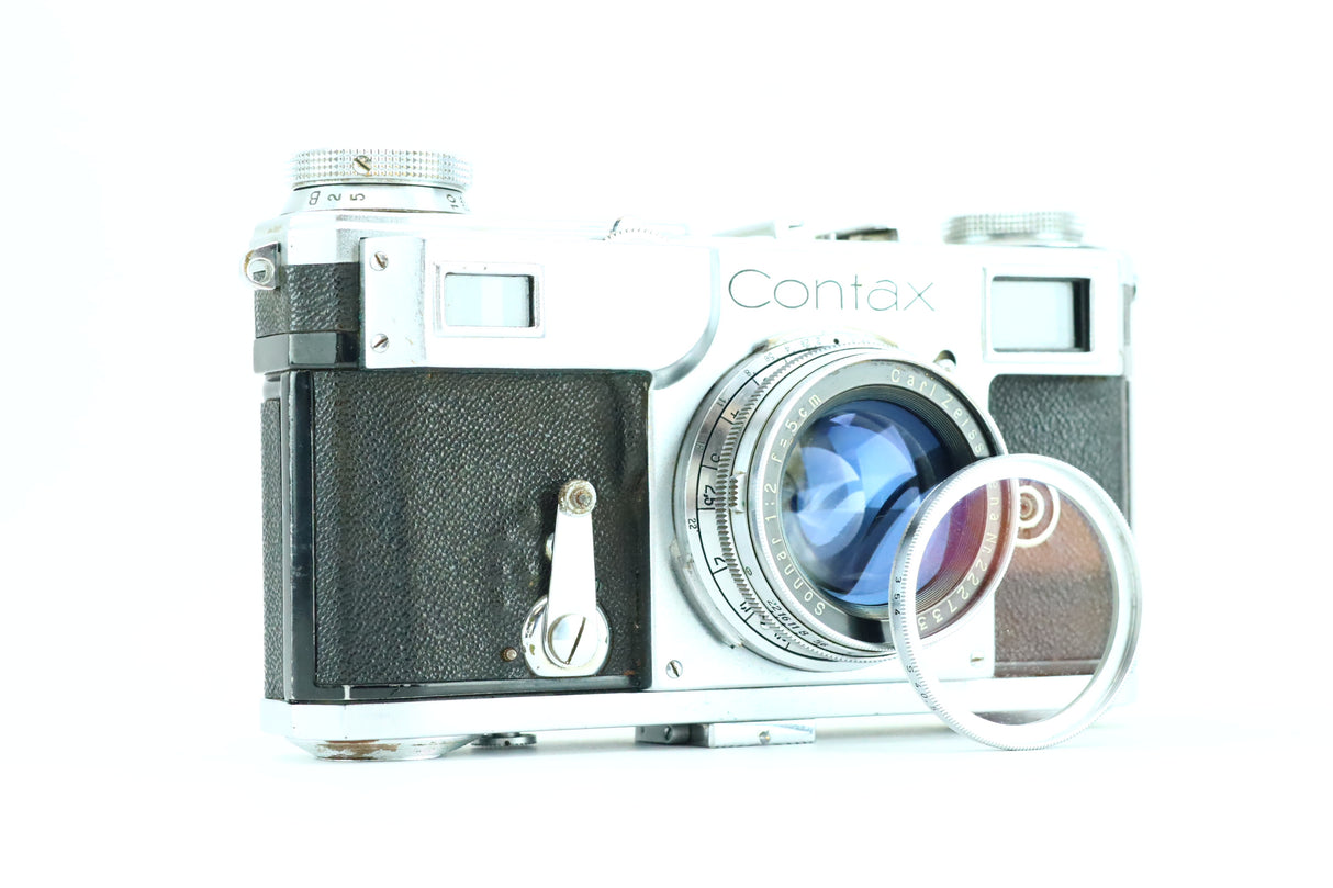 Zeiss Ikon Contax con obiettivo Sonnar 1:2 f=5cm