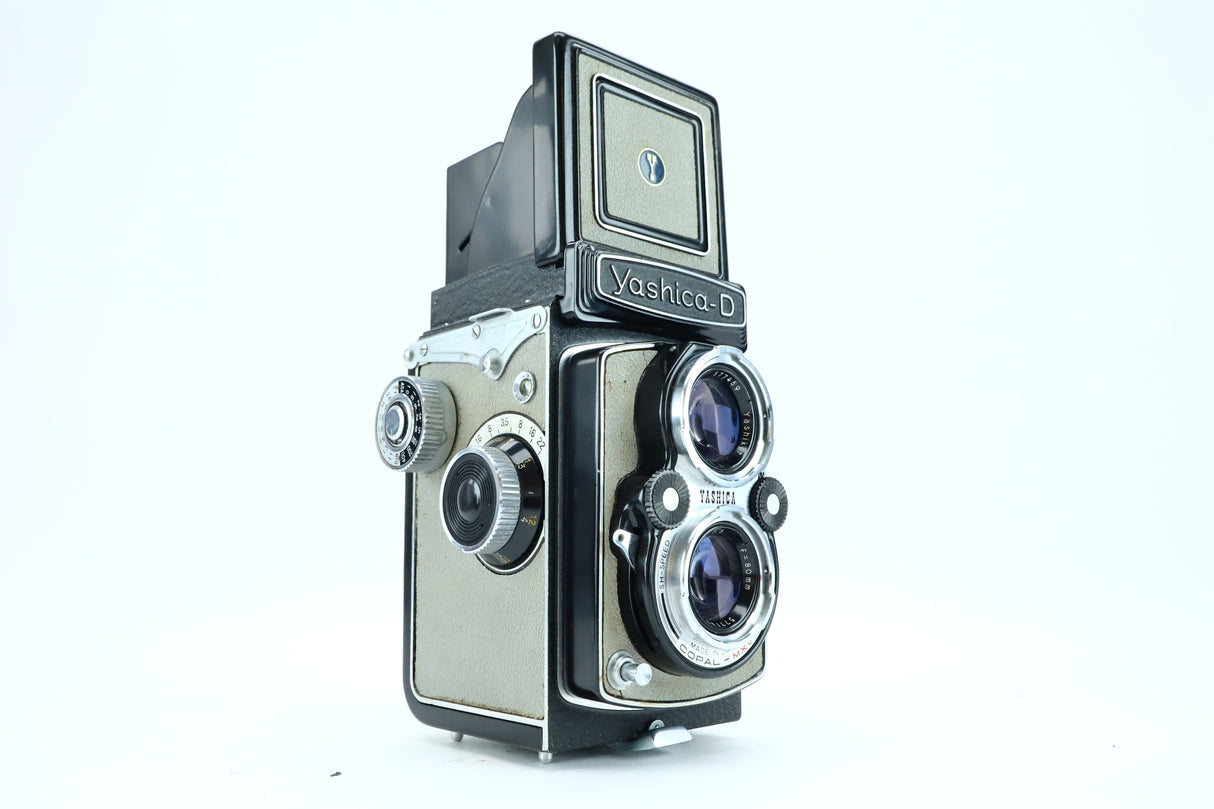 Yashica-D with Yashikor 80mm f/3.5 Lenses