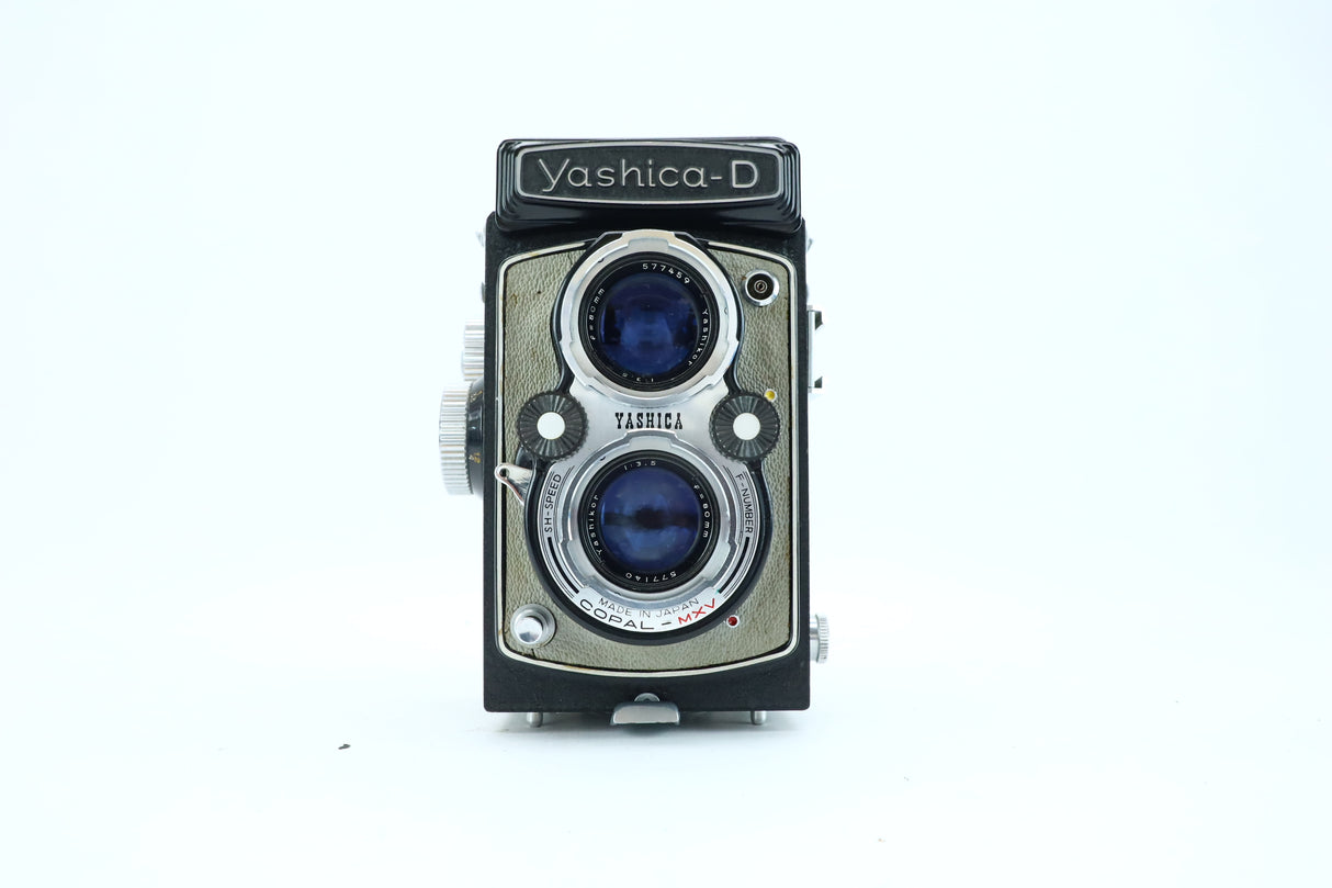 Yashica-D with Yashikor 80mm f/3.5 Lenses