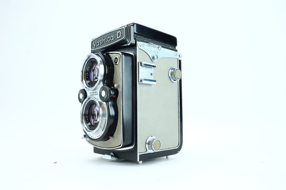 Yashica-D with Yashikor 80mm f/3.5 Lenses