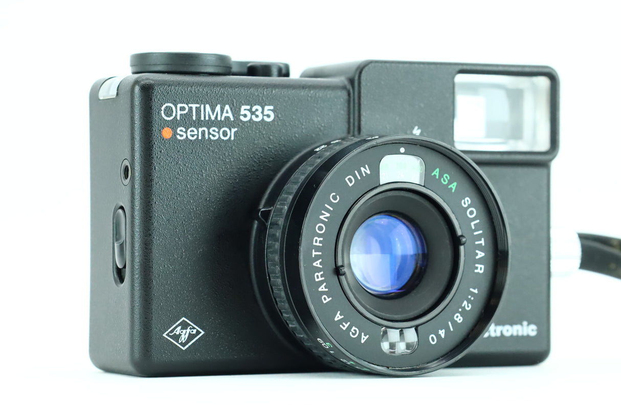 Agfa Optima 535 elettronica con obiettivo ASA Solitar 1:2.8/40