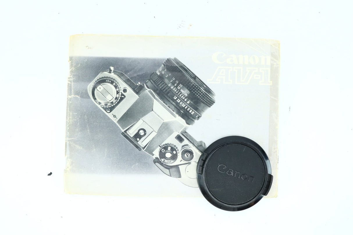 Canon AV-1 with Canon FD 50mm f/1.8