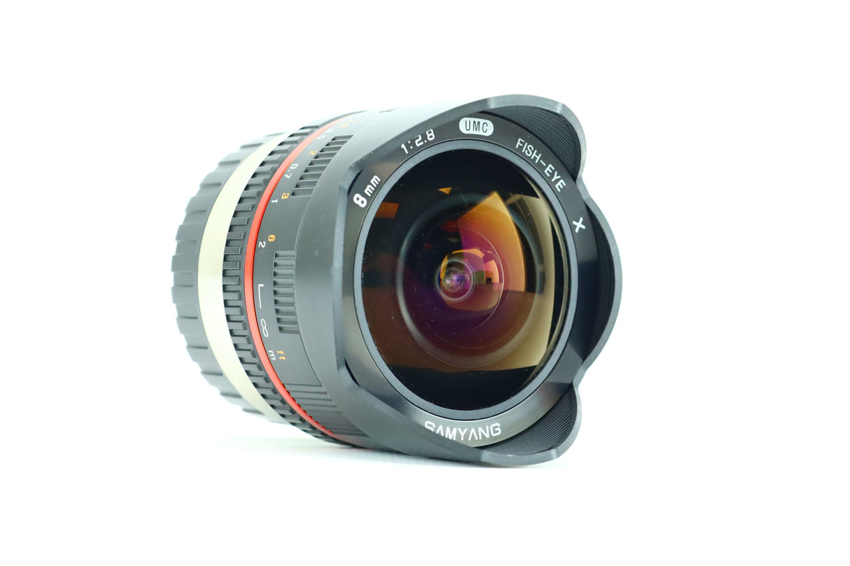 Obiettivo mirrorless Fish-Eye Samyang 1:2,8/8 mm UMC