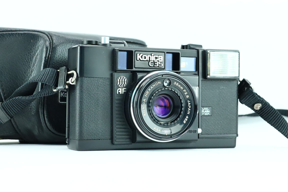 Konica C35 AF with Hexanon 38mm F2.8 lens