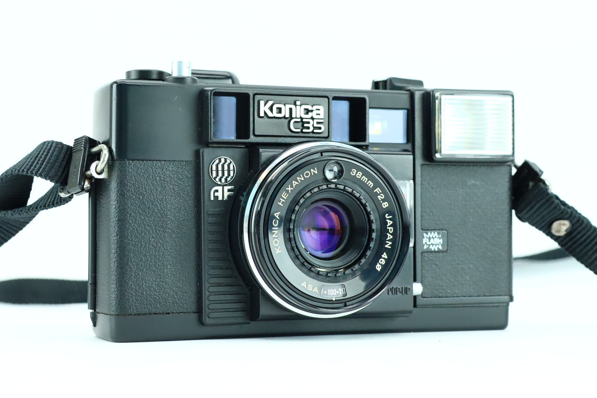 Konica C35 AF with Hexanon 38mm F2.8 lens