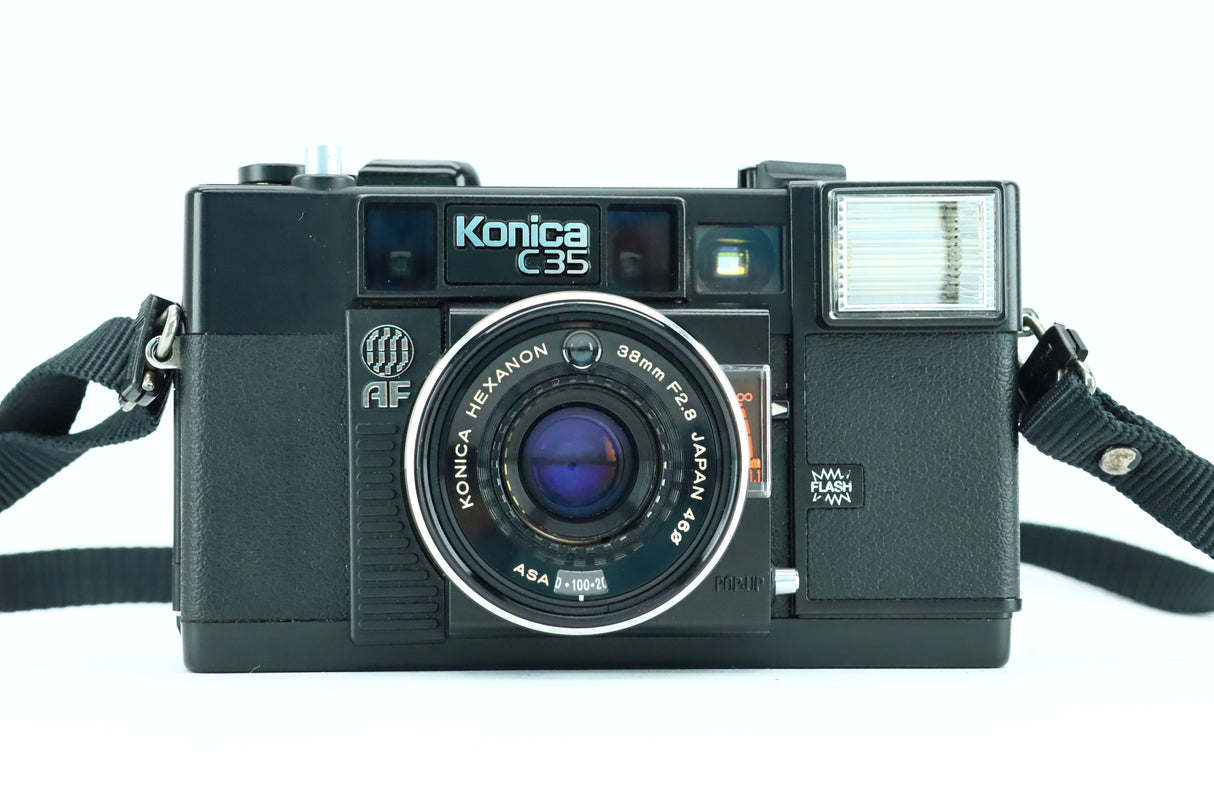 Konica C35 AF with Hexanon 38mm F2.8 lens