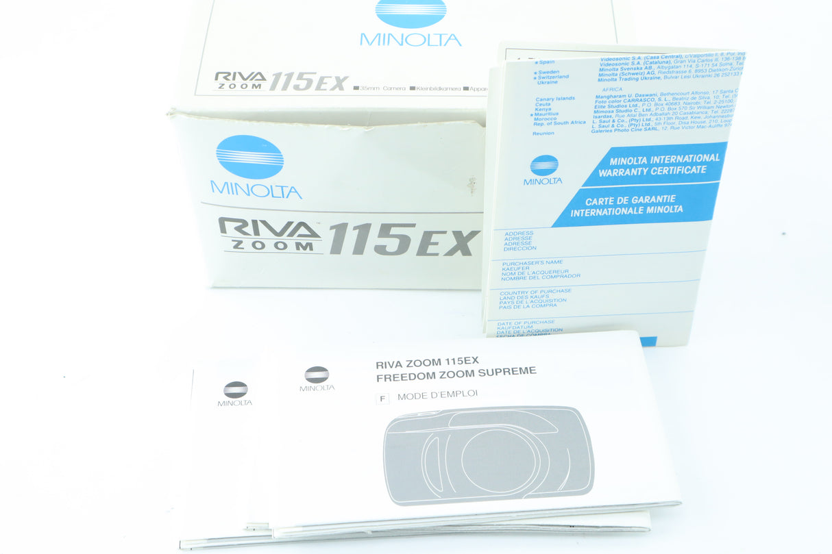 Minolta Riva Zoom with 38-115 Macro