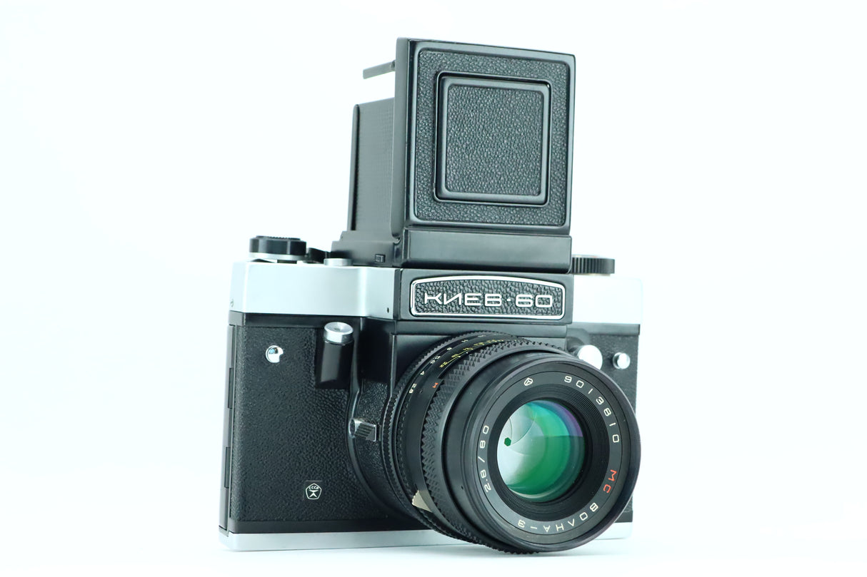 Kiew-60 mit 2,8/80-Objektiv