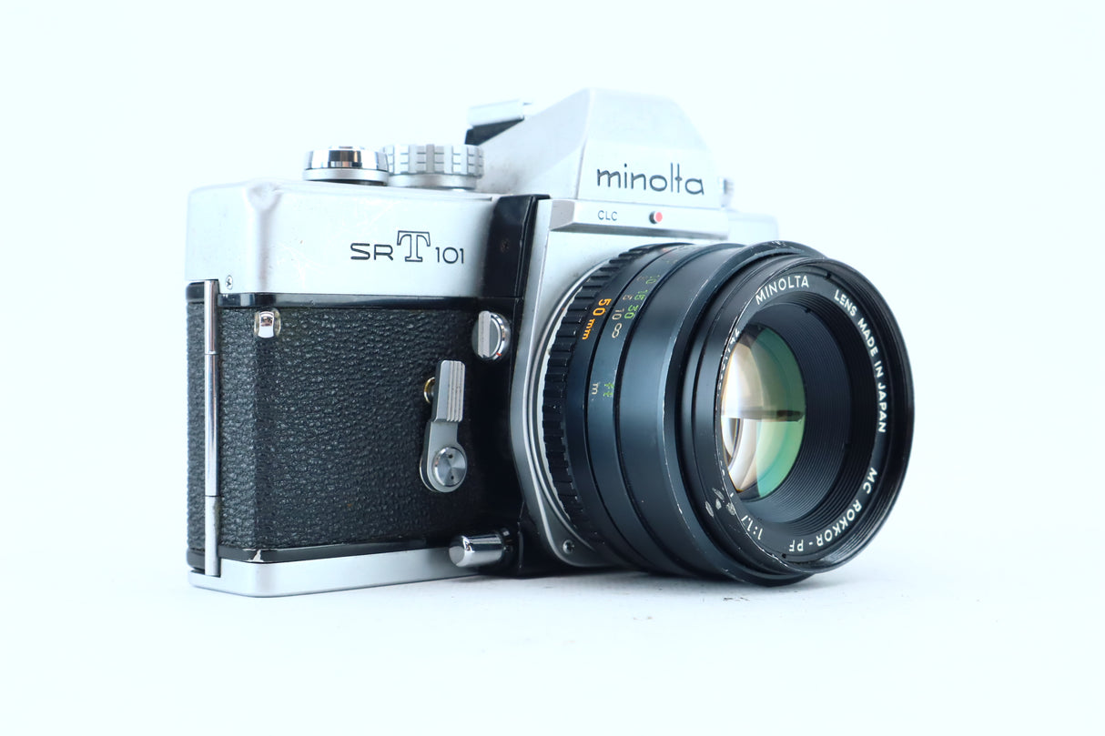 Minolta SR-T 101 with Rokkor-PF 50mm f/1.7 Lens