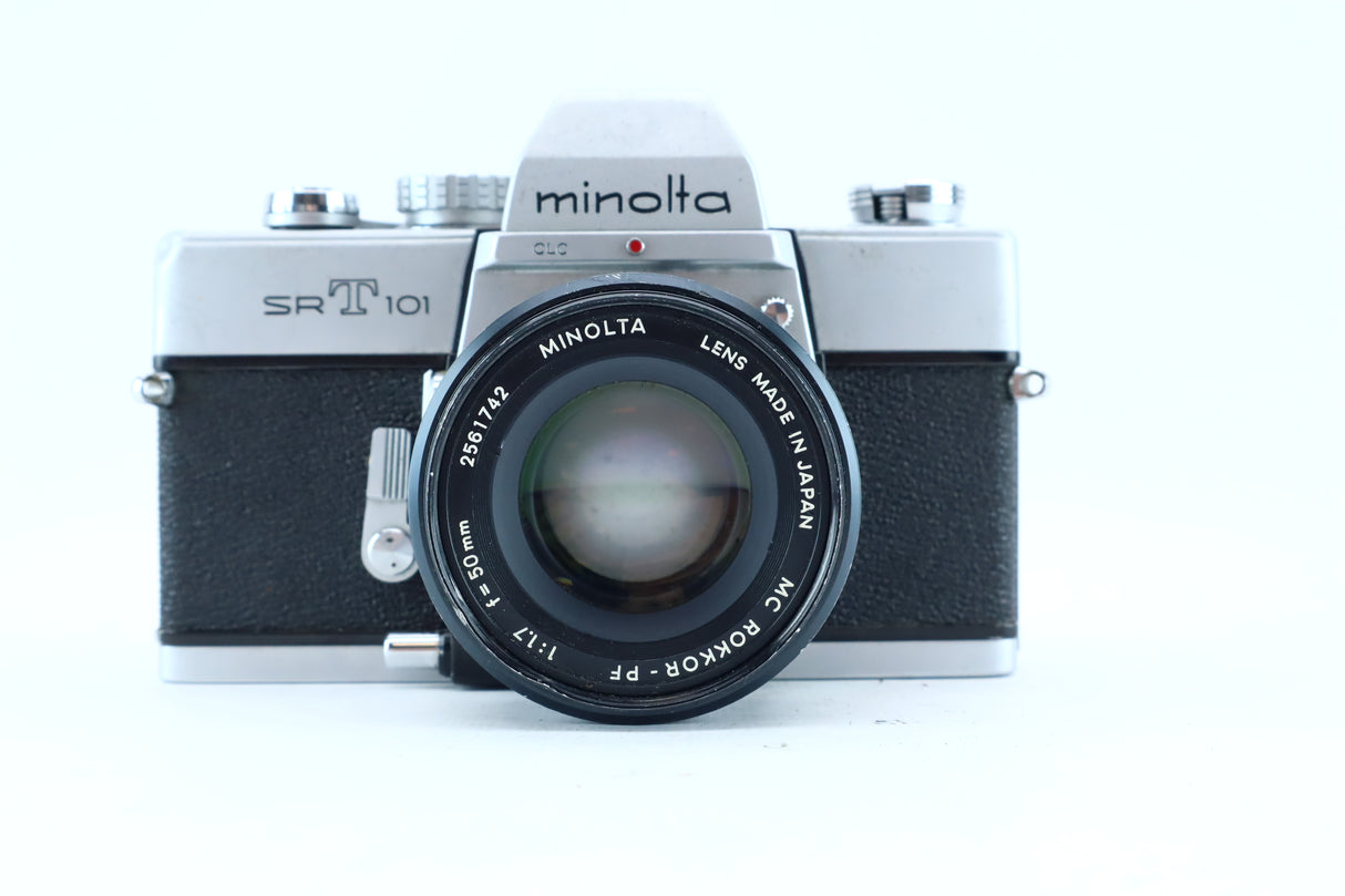 Minolta SR-T 101 with Rokkor-PF 50mm f/1.7 Lens