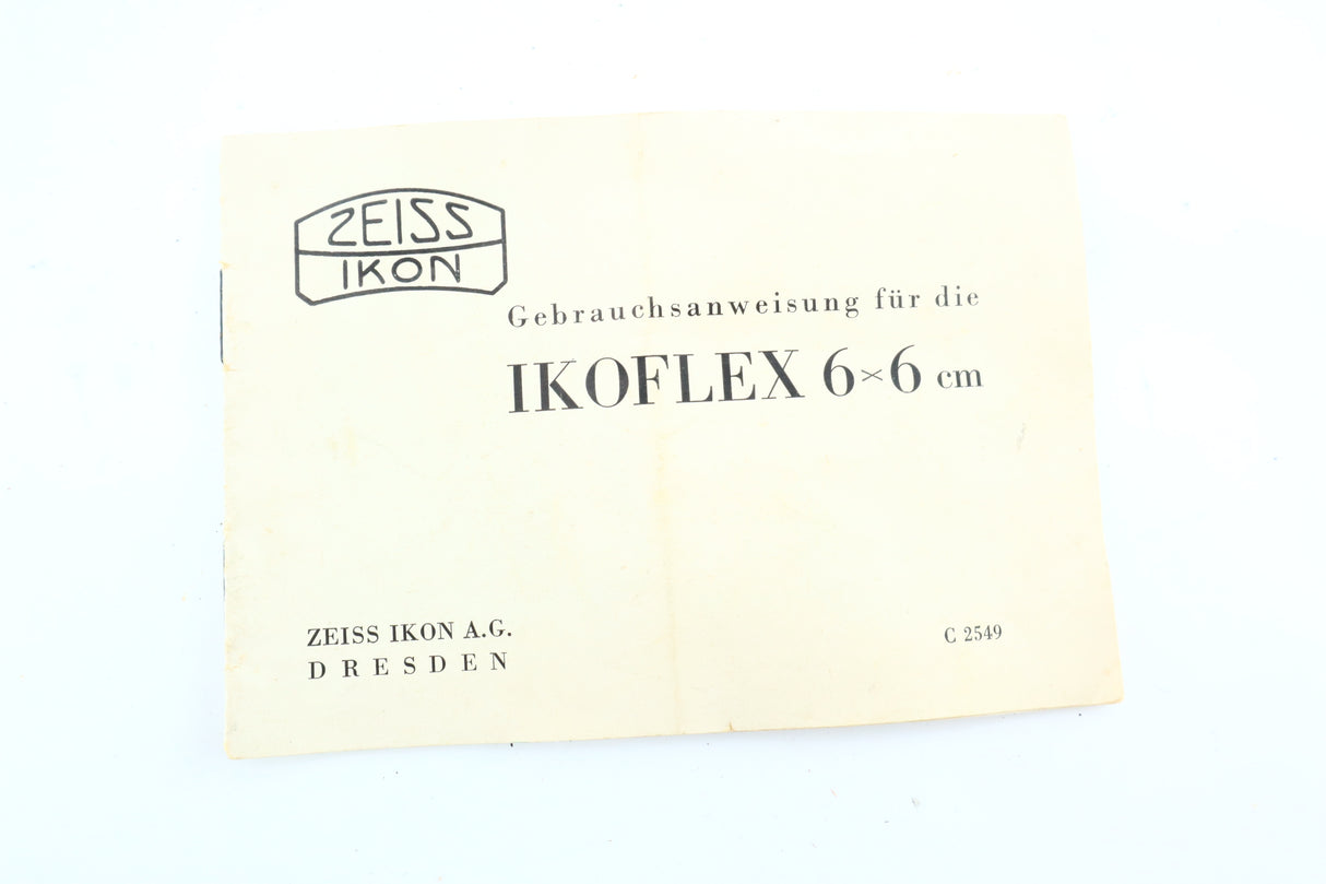 Zeiss Ikon Ikoflex with Carl Zeiss Jena Triotar 75mm f/3.8 Lens