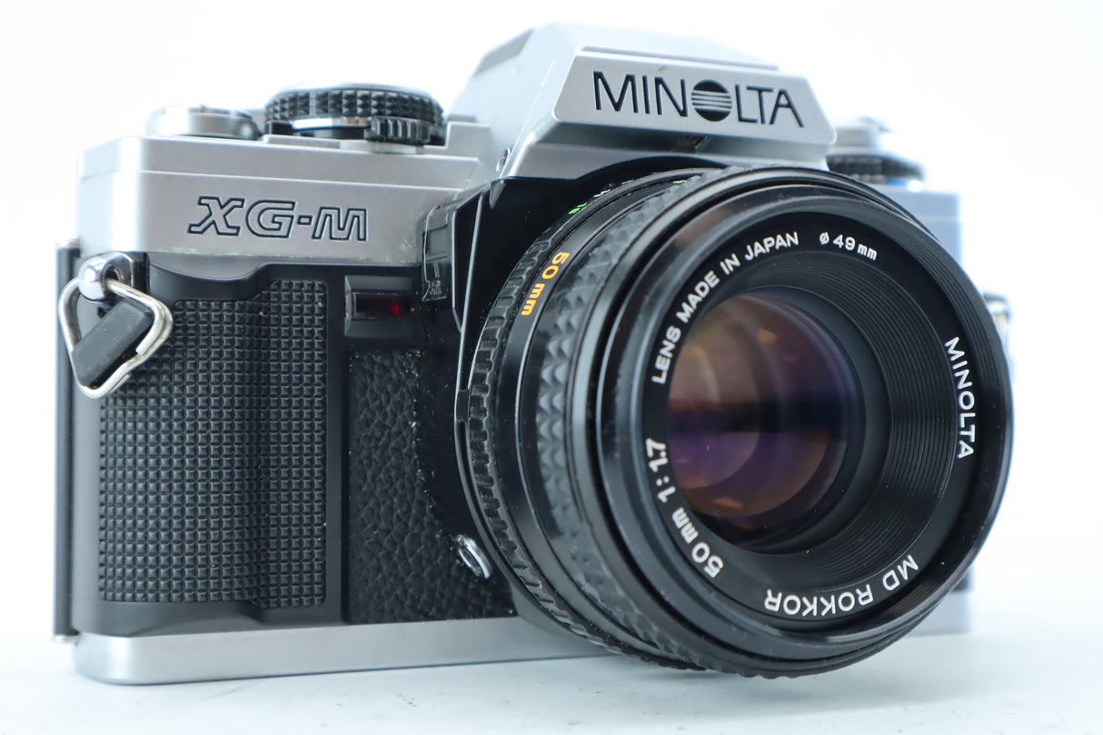 Minolta XG-M with MD Rokkor 50mm 1,7