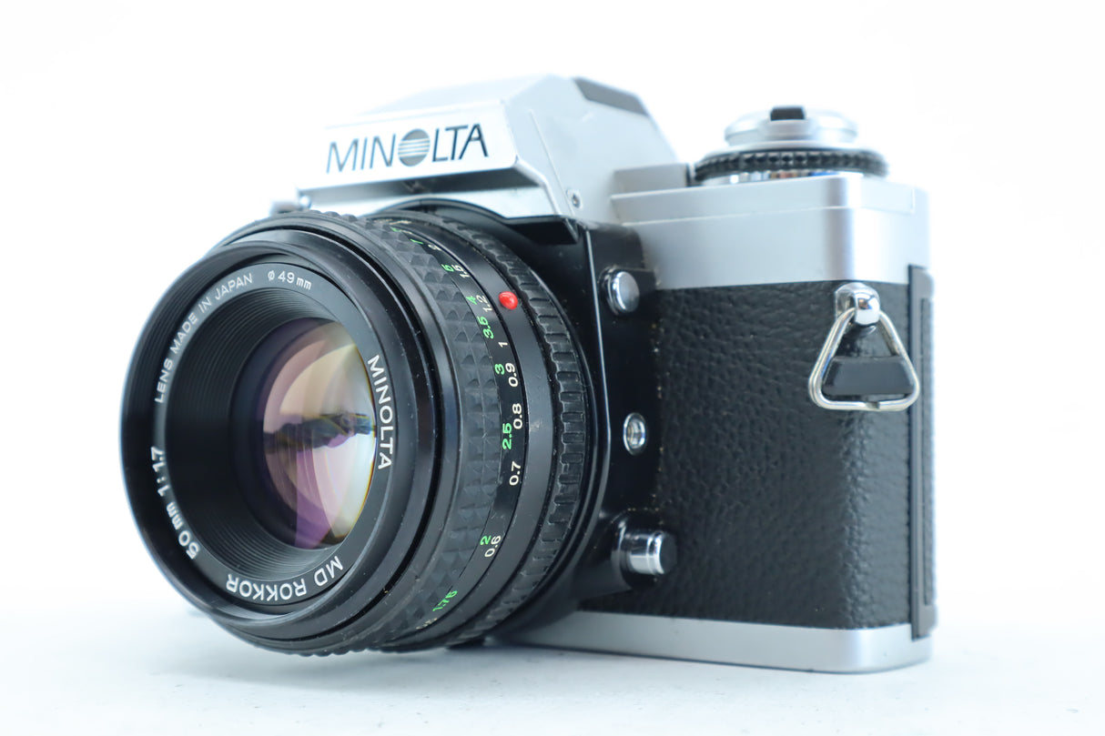 Minolta XG-M with MD Rokkor 50mm 1,7