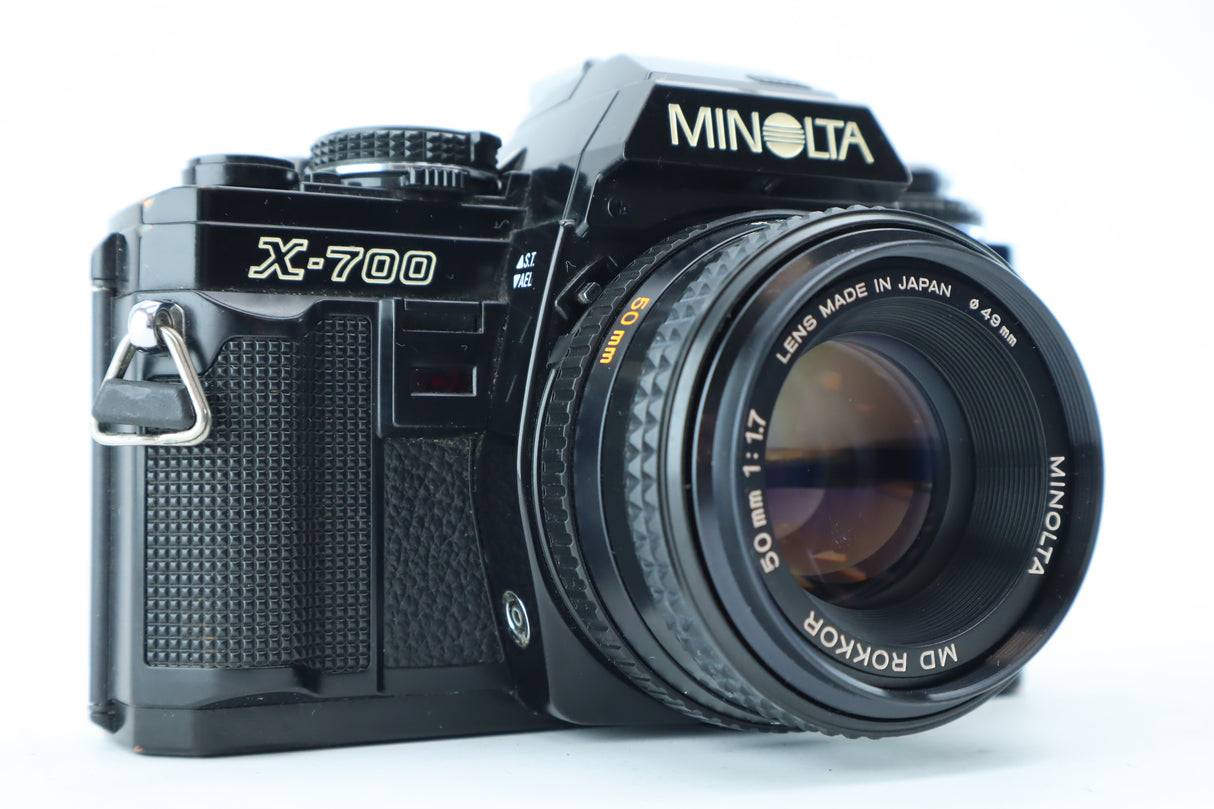 Minolta X-700 with MD Rokkor 50mm 1,7