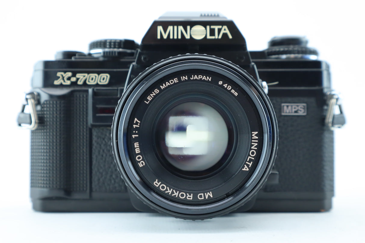 Minolta X-700 with MD Rokkor 50mm 1,7