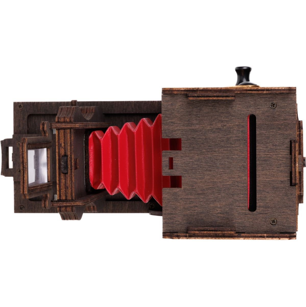 JollyLook Pinhole Mini Instant Film Camera Wood Dark Bru - image 4 of 5
