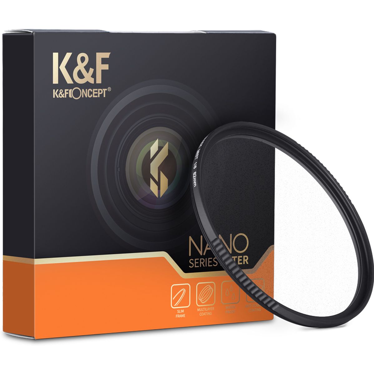 K&F Concept 1/8 Black Mist Filter Nano X 77mm
