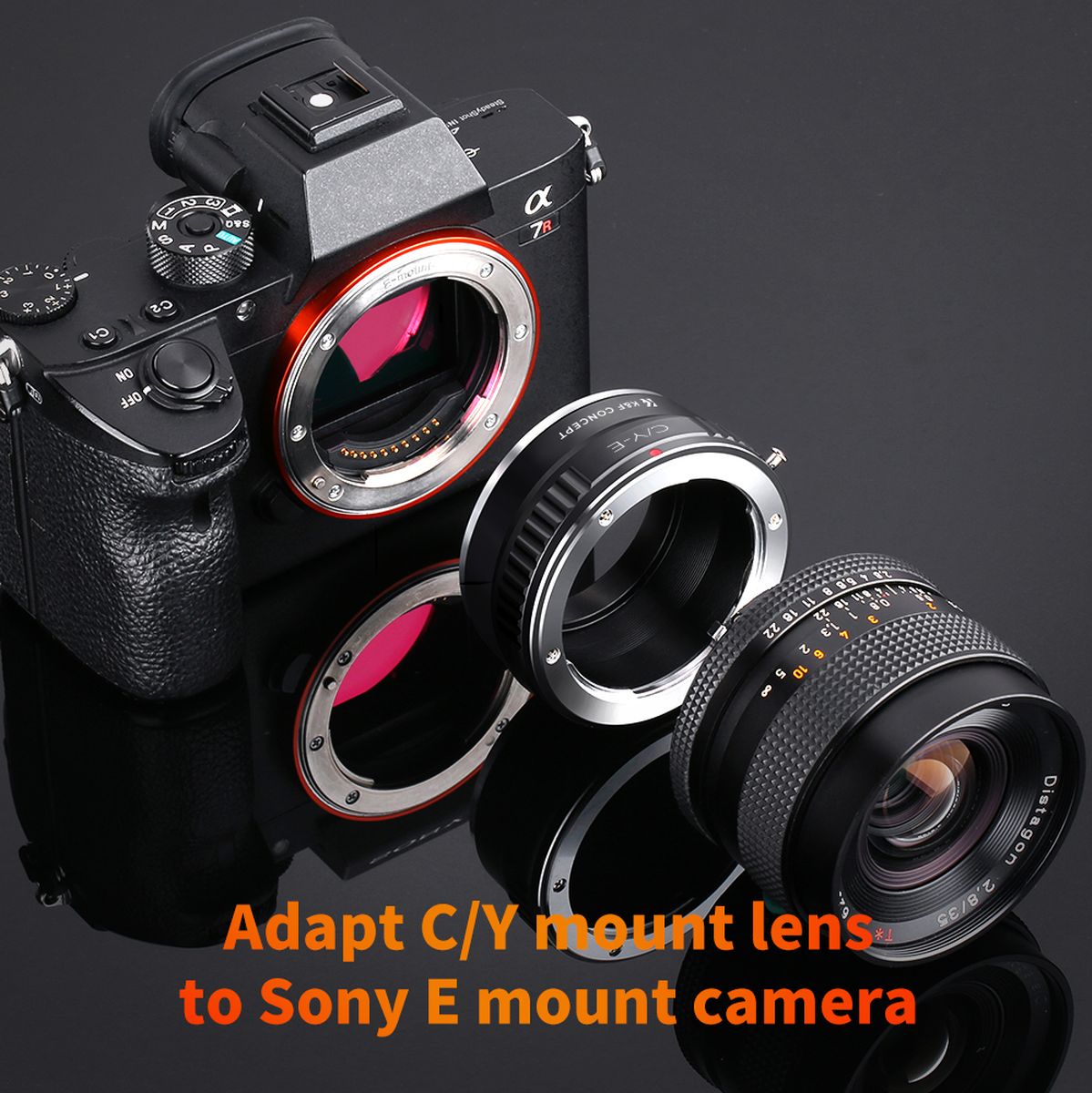 K&F Concept Lens Adapter Contax Yashica Sony E-Mount - image 5 of 5
