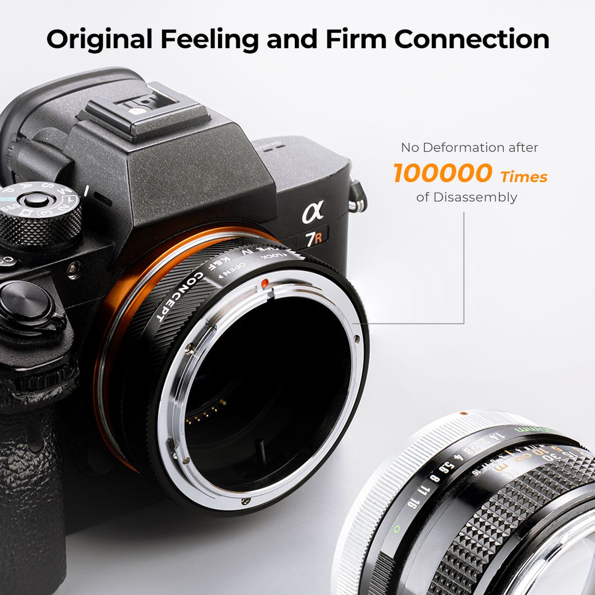 K&F Concept Lens Adapter Canon FD Sony E-Mount (IV PRO)