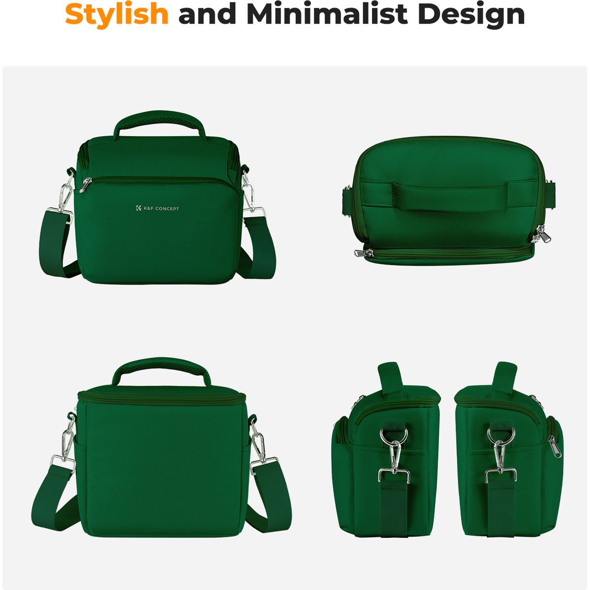 K&F Concept Camera Sling Bag - Green - image 4 of 5