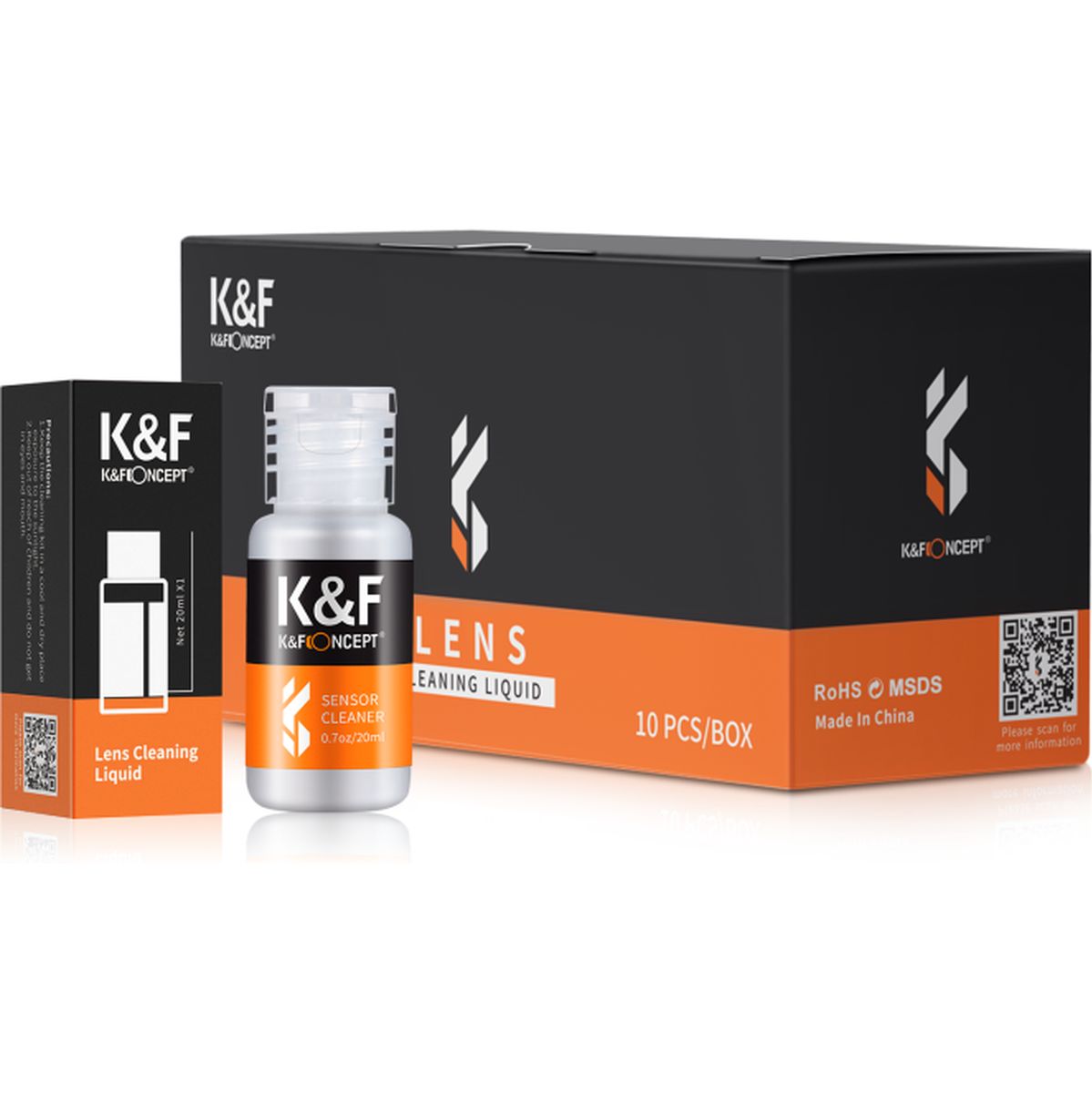 K&F Concept Lens Cleaning Liquid 20ml 10 Bottles - image 2 of 2