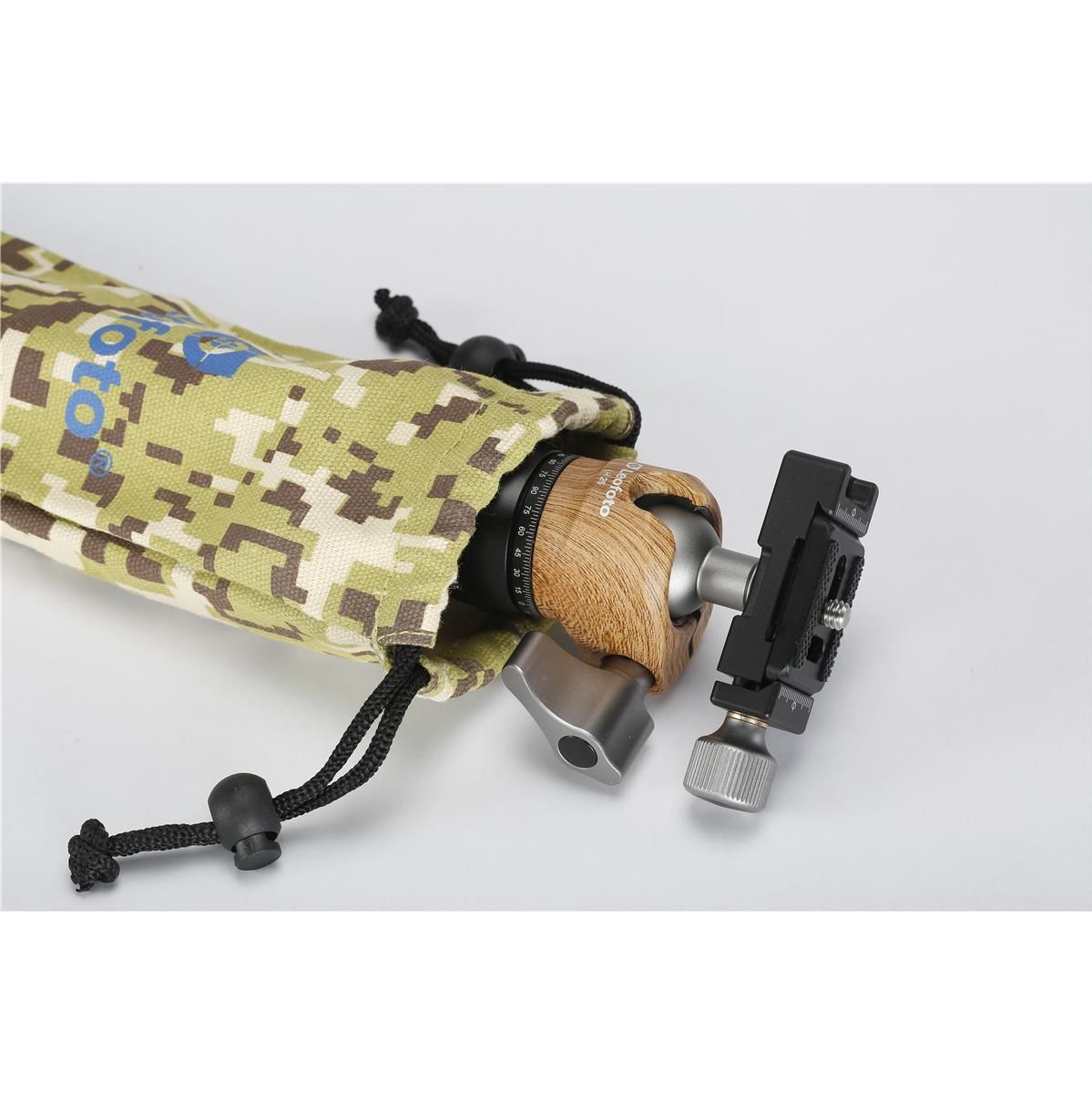 Leofoto Pocket Mini Tripod MT-01 + Ball Head LH-25 Wood