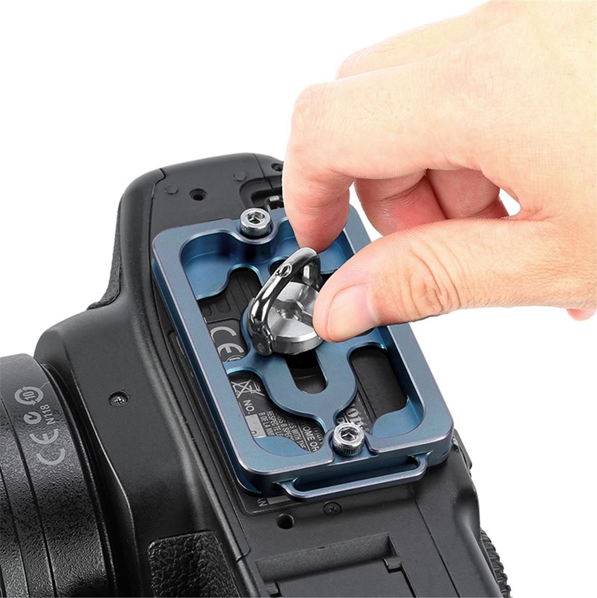 Leofoto NP-65T Blue Titanium QR-Plate