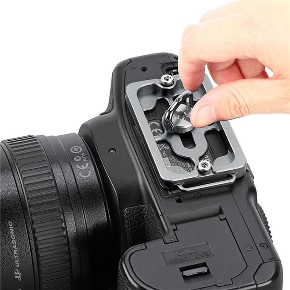 Leofoto NP-65T Silver Titanium QR-Plate