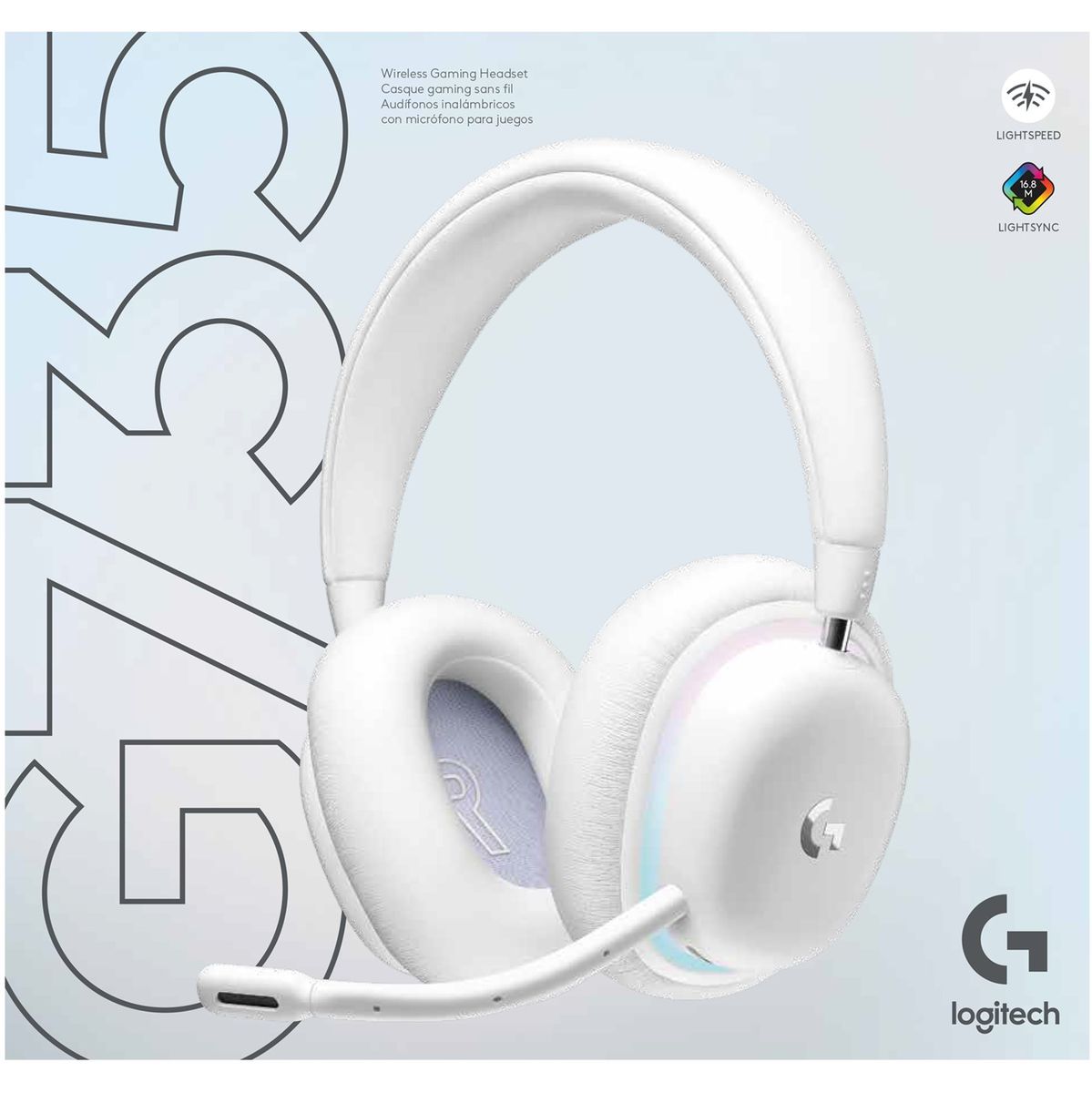 Logitech G735 - Off White - EMEA - image 3 of 4
