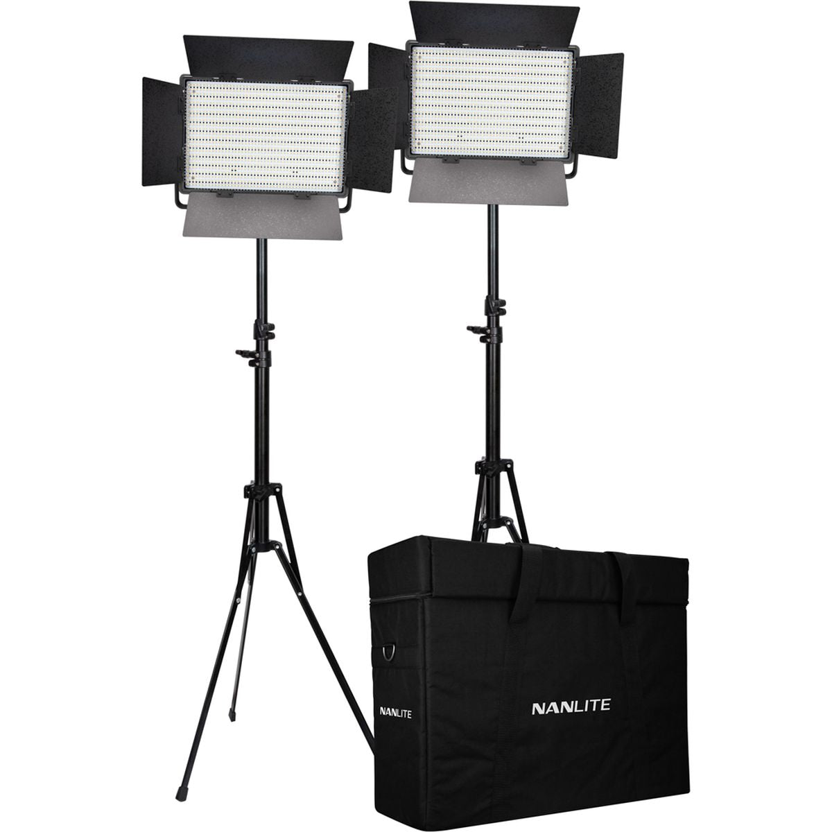 Nanlite 1200-CSA Dual Kit (w/ Case & Light Stand)