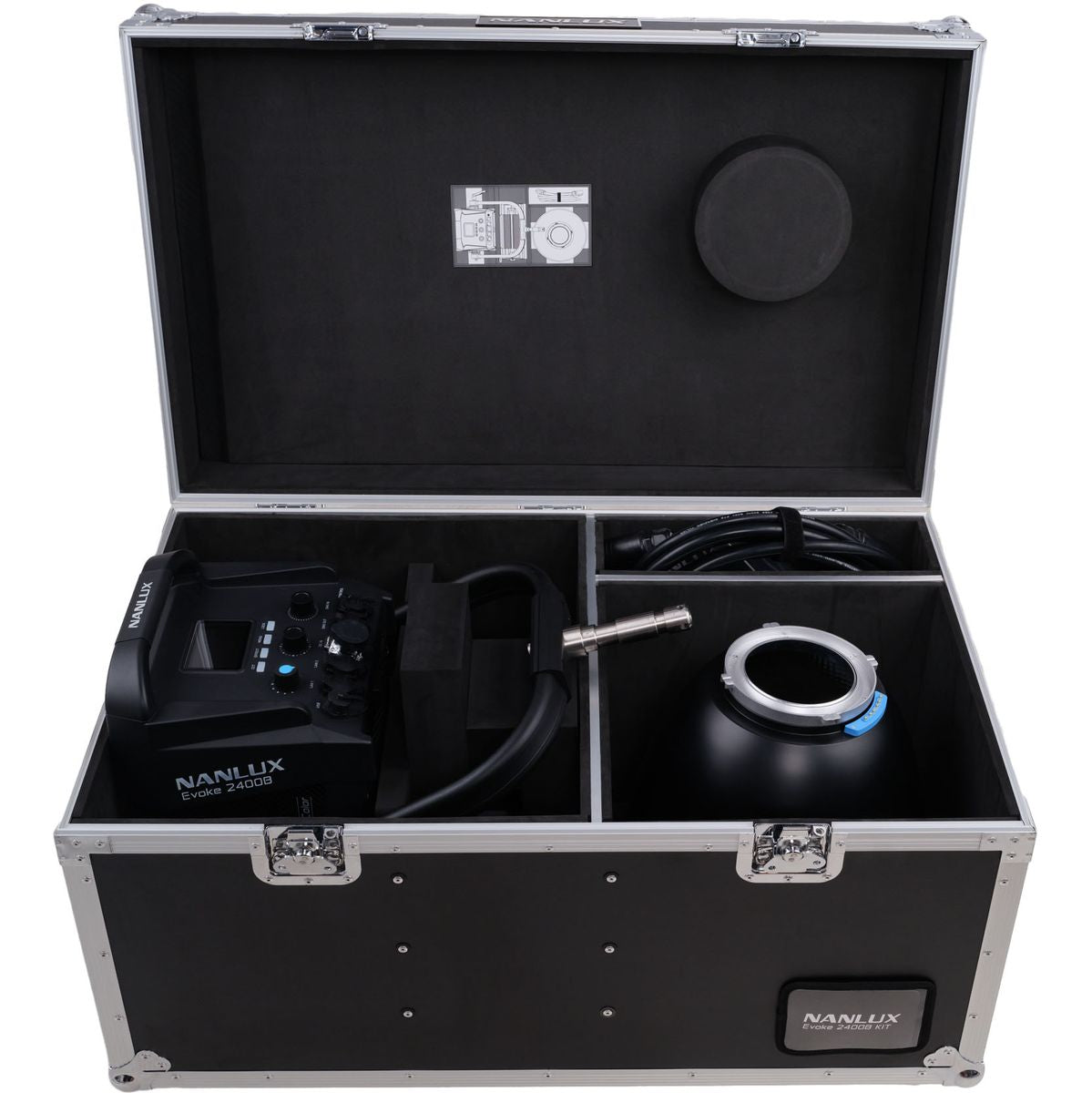 Nanlux Evoke 2400B Spot Light w/ Flight Case & 45 Degrees Reflector w/ Soft Bag - image 3 of 5
