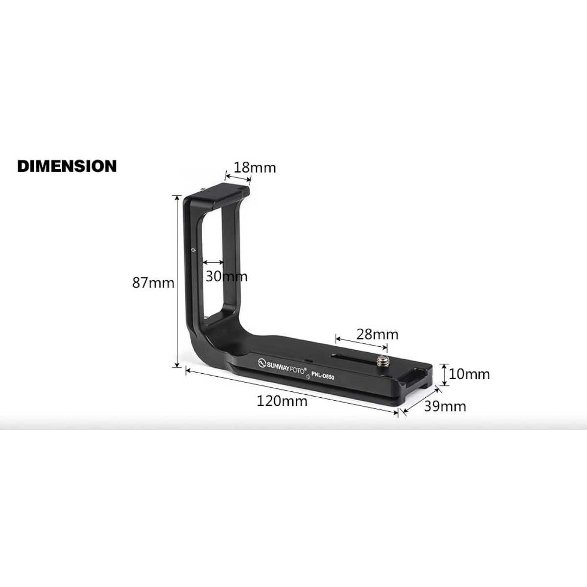 Sunwayfoto L-Plate For Nikon D850 (PNLD850)