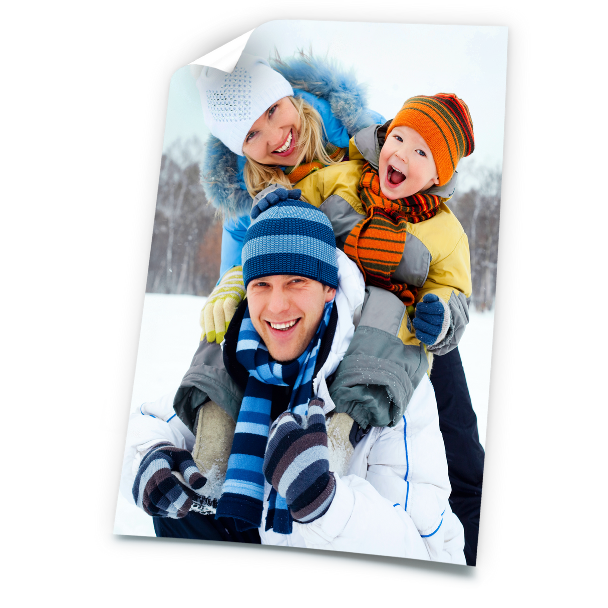 الملصقات غير لامعة