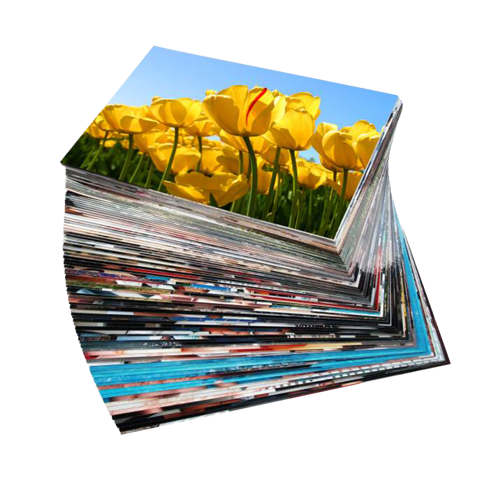 Imprime sur papier glacé