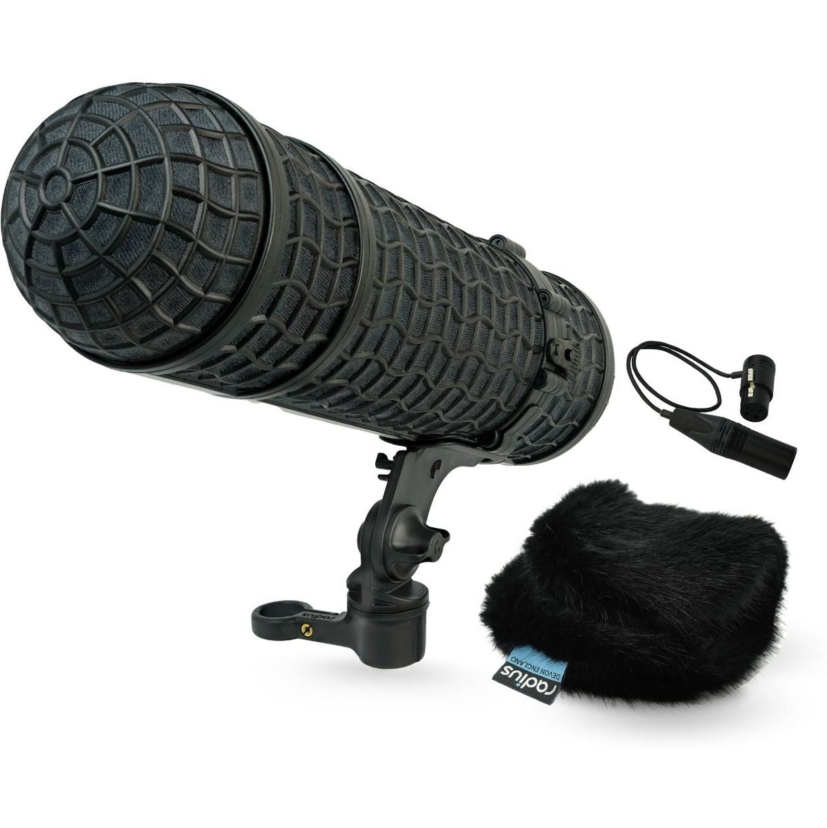 Radius Mini-Alto 280 RAD-2 Kit PG Handle & 3-PIN XLR Cable Black Fur - image 2 of 3